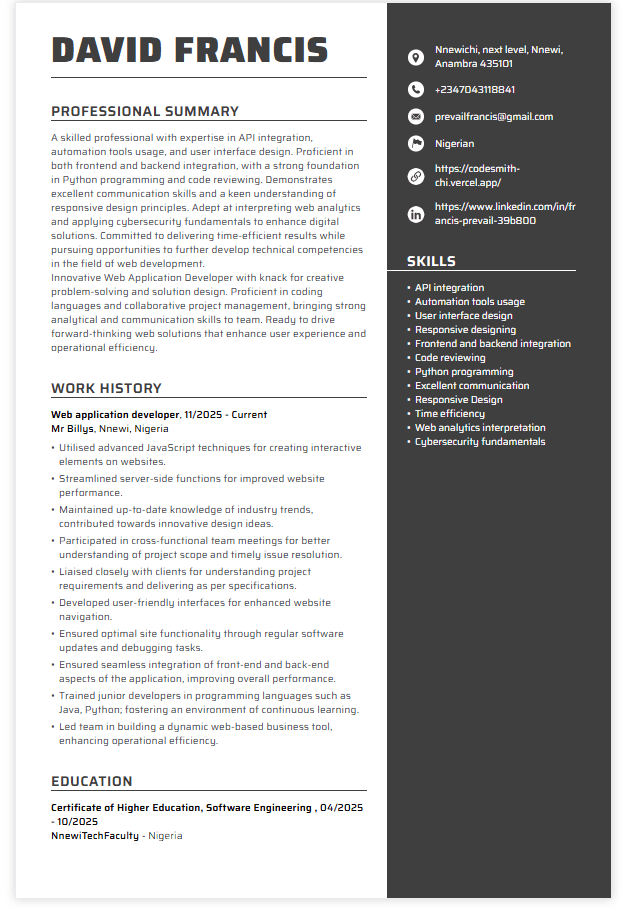 CV